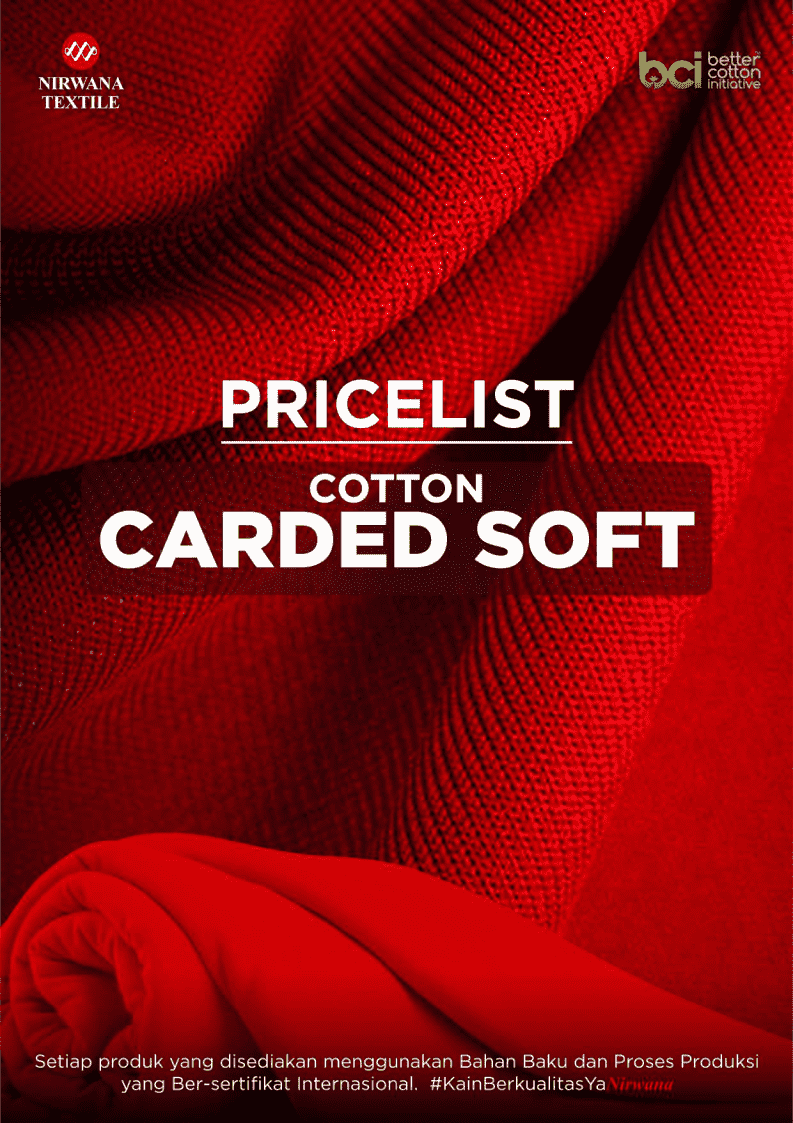 Pricelist COTTON CARDED SOFT